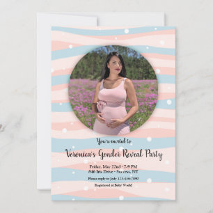 Invitation Parti de la révélation de l'égalité entre les sexe