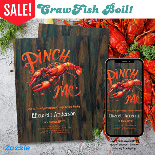 Invitation Parti de l'écrevisse de basse-campagne Russe