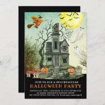 Parti de l'Halloween de la maison hantée de Spookt