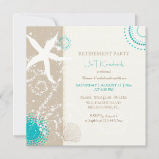 Invitation Parti de retraite de Starfish Beach