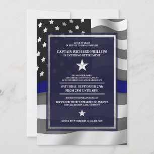 Invitation Parti de retraite des agents de police
