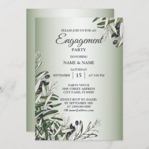 Invitation Parti d'engagement des Feuilles verts pour l'olive