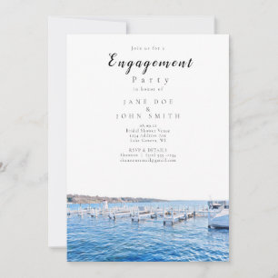Invitation Parti d'engagement du Wisconsin Lake Geneva