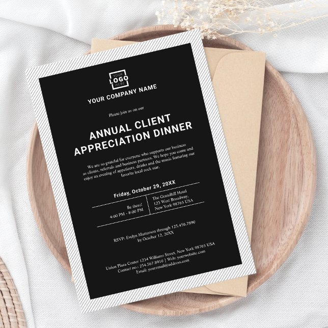 Invitation Parti d'événements d'entreprise personnalisée (Créateur téléchargé)