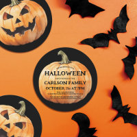 Parti d'Halloween déplaisant Jack-O-Lantern Citrou