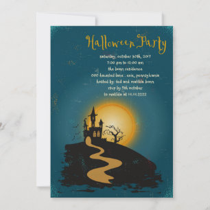 Invitation Parti d'Halloween enchanté