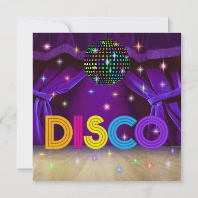 Invitation Parti DISCO - SRF (Devant)
