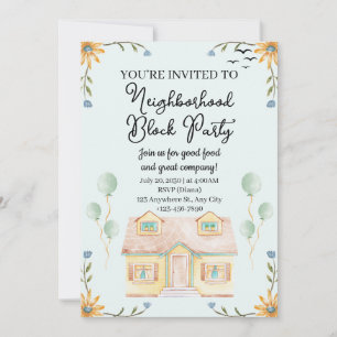 Invitation Parti du bloc de quartier