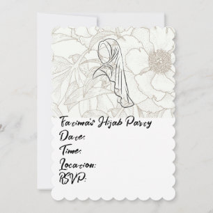 Invitation Parti du hijab