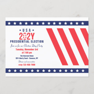 Invitation Parti du jour électoral