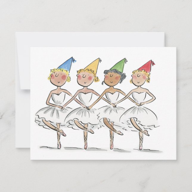 Invitation Parti du lac Swan (Devant)