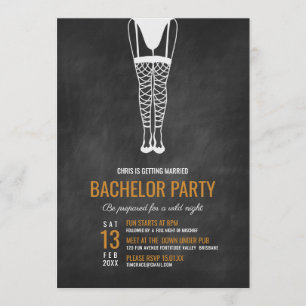Invitation Parti gay bachelor