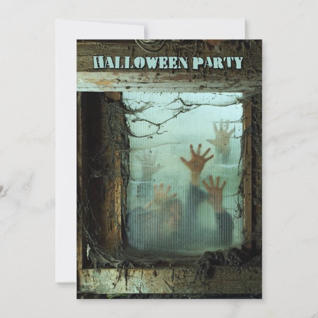 Invitation parti halloween (Devant)