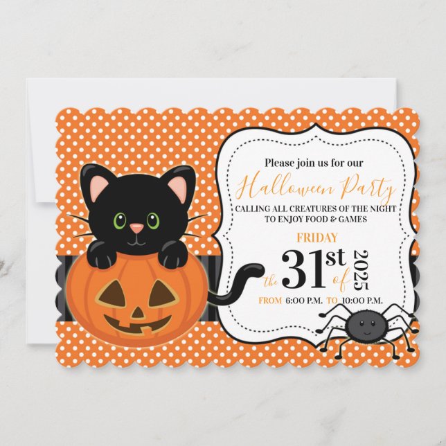 INVITATION PARTI HALLOWEEN (Devant)