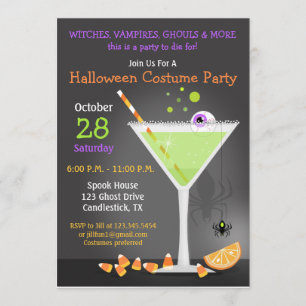 Invitation Parti Halloween