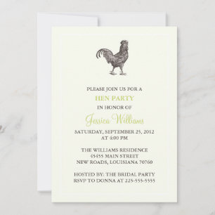 Invitation Parti Hen