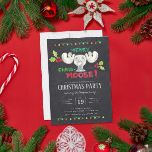 Invitation Parti Joyeux Chris-Moose de National Lampoon