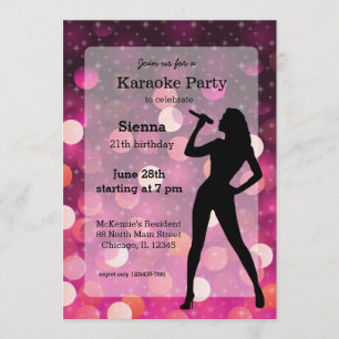 Invitation Parti karaoké