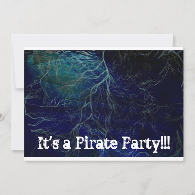 Invitation Parti Pirate (Devant)