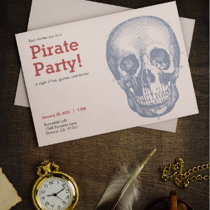 Invitation Parti pirate