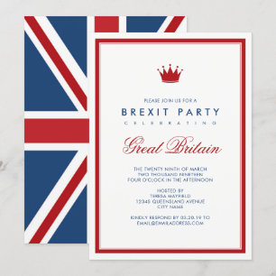 Invitation Parti pour l'indépendance du Union Jack