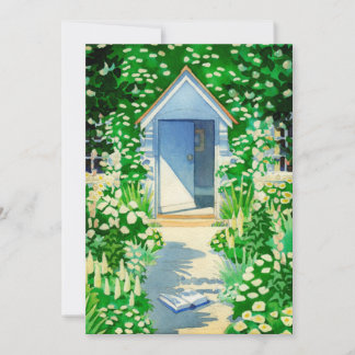 Invitation Partie anglaise de couleur pour aquarelle de