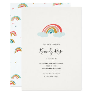 Invitations Faire Part Arc En Ciel Zazzle Fr