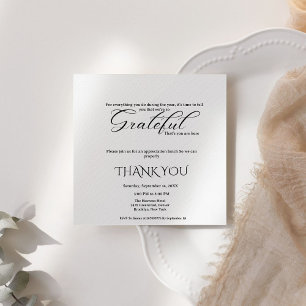 Invitation Partie d'appréciation de script simple, partie de