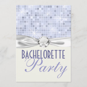 Invitation partie de bling glam et glitz bachelorette