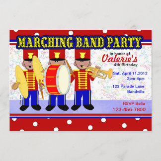 Invitation Partie de fanfare