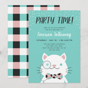 Invitation Partie de fantaisie d'anniversaire de enfant de
