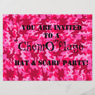 Invitation Partie de flage de "chimio " !