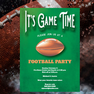 Invitation Partie de football