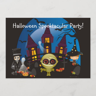 Invitation Partie de Halloween Spooktacular !