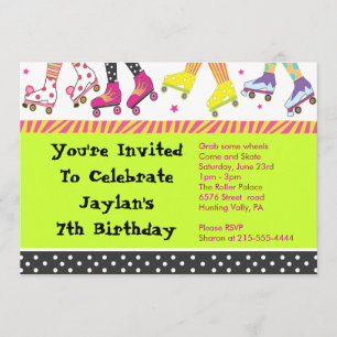 Invitation Partie de joyeux anniversaire d'invitation de