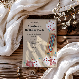 Invitation Partie de la Commission de Cribbage