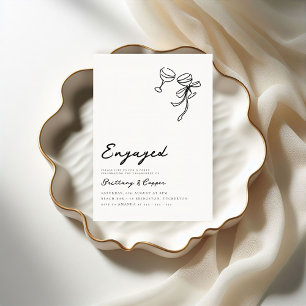 Invitation Partie de l'engagement de la main tirée par le gri