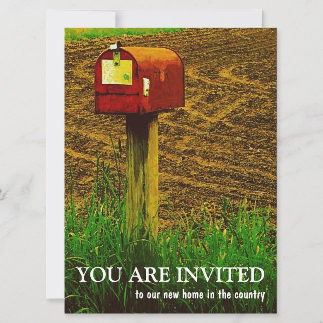 Invitation Partie de pendaison de crémaillère - nouvelle (Devant)