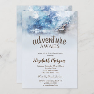 Invitation Partie de retraite de Winter Mountain Lake