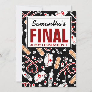 Invitation Partie de retraite des infirmières Affectation fin