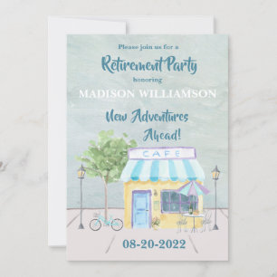Invitation Partie de retraite du thème Voyage
