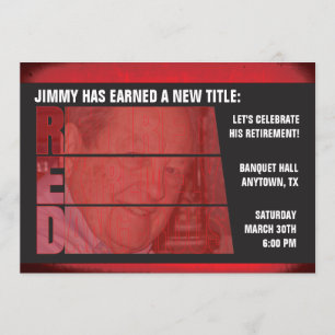 Invitation Partie de retraite extrêmement dangereuse retirée