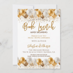 Invitation Partie de signature de lancement de livre