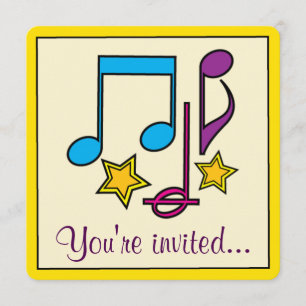 Invitation Partie de théâtre, de musical ou de film