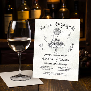 Invitation Partie d'engagement à main