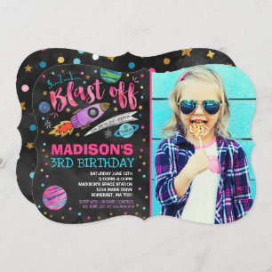 Invitation Partie d'espace extra-atmosphérique d'invitation