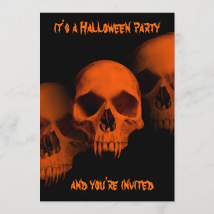 Invitation Partie d'horreur de Halloween