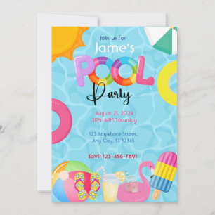 Invitation Partie du pool