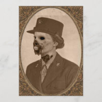 Partie femelle vintage de Halloween de soldat de