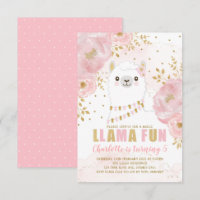 Partie florale d'alpaga de lama d'anniversaire